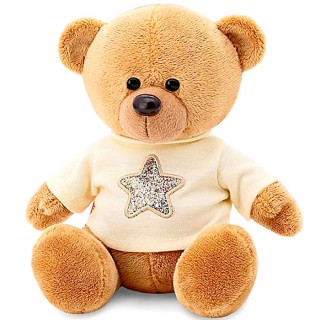 Мягкая игрушка Медведь Топтыжкин 17 см, коричневый