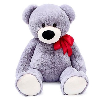 Мягкая игрушка Медведь Марк 80 см, серый